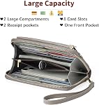 GOIACII Phone Purse Crossbody Bags for Women Small Travel Wallet Touch Screen RFID Blocking