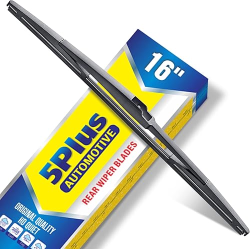 5 PLUS - Repuesto de escobilla de 16 pulgadas para limpiaparabrisas trasero (16-AH409)