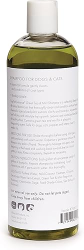 Miniatura 2 de Top Performance Champú de té verde y menta para cachorros y gatitos - Champú natural para bañar de forma segura a las mascotas jóvenes, 17 onzas
