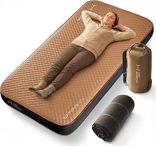 Lost Horizon Option3 Self-Inflating Foam Camping Mattress, Twin, 4.5"