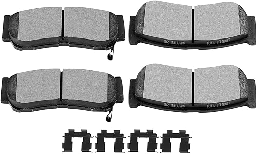 Miniatura 32 de SCITOO Pastillas de cerámica para Chrysler Town & Country, Dodge Grand Caravan, Journey, Nitro, Jeep Liberty, Wrangler, Wrangler JK, Ram C/V, 09-14