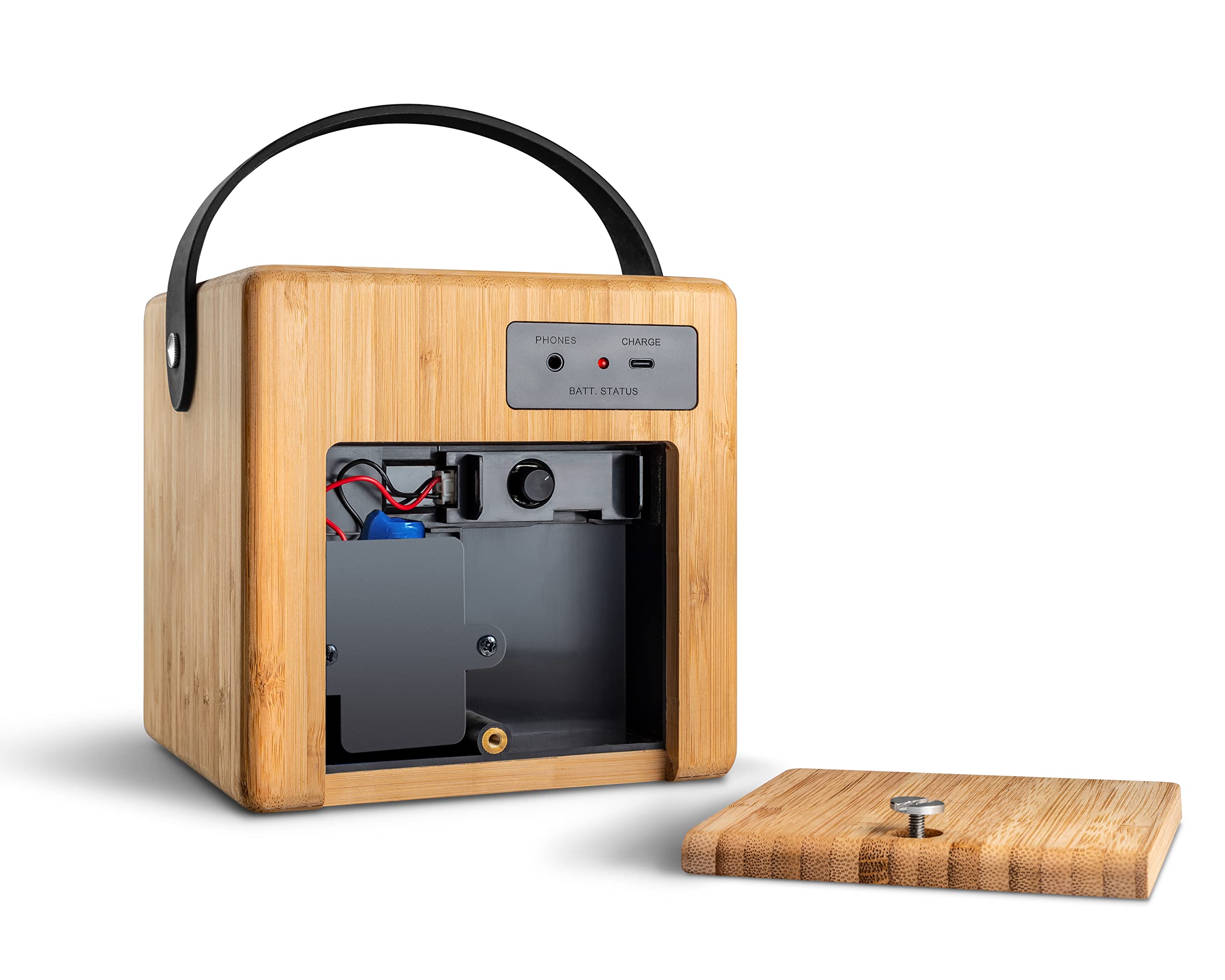 Music Box for Kids - Altoparlante portatile per bambini con riproduzione di chiavetta USB o Bluetooth con jack per cuffie, limitatore di volume, registrazione e sleep.