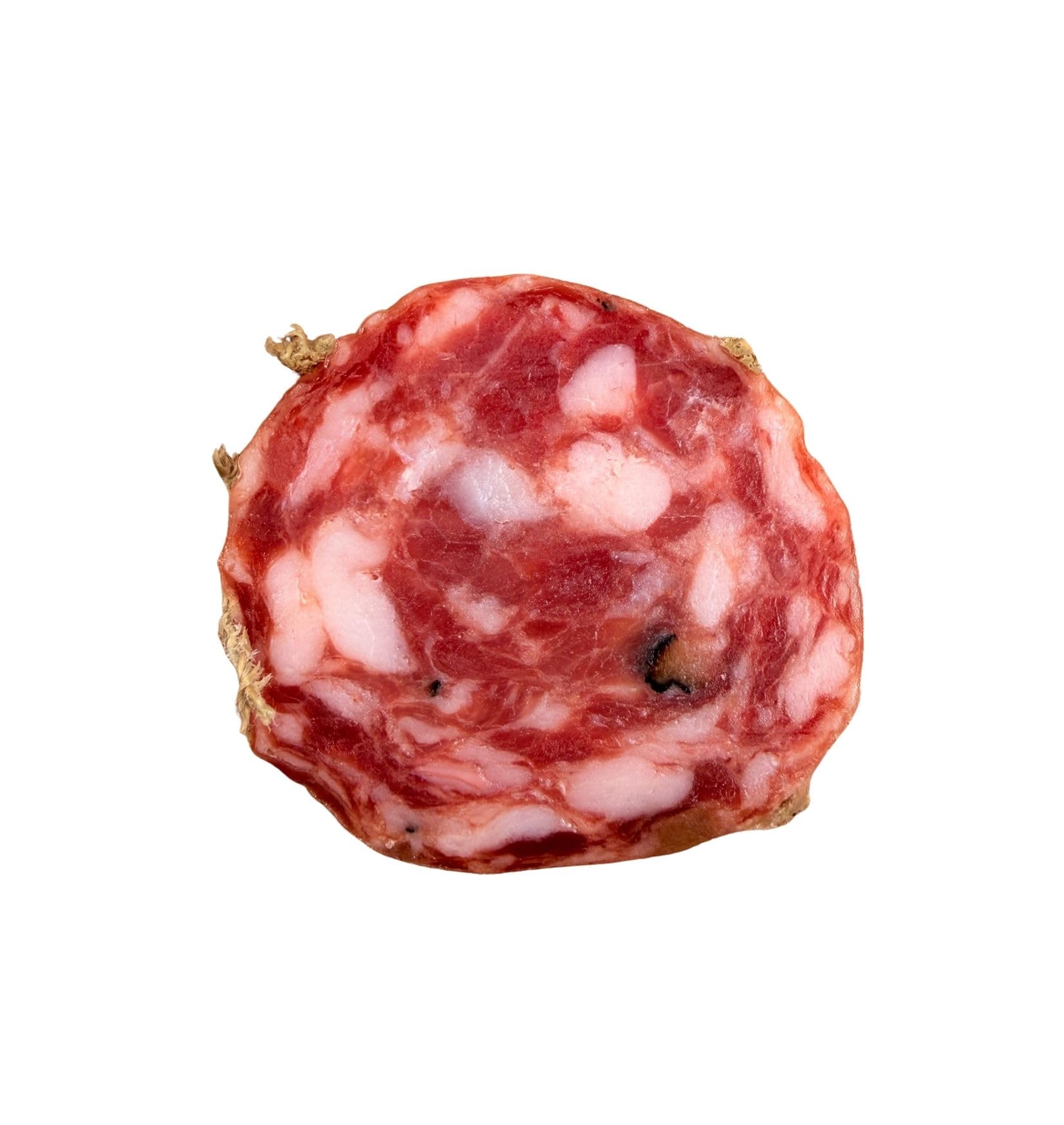 Machegusto! - Salami à la Truffe 300g – Charcuterie de Porc Italienne | Saveur Raffinée et Aromatique | Idéal pour Apéritifs et Plateaux Gourmets