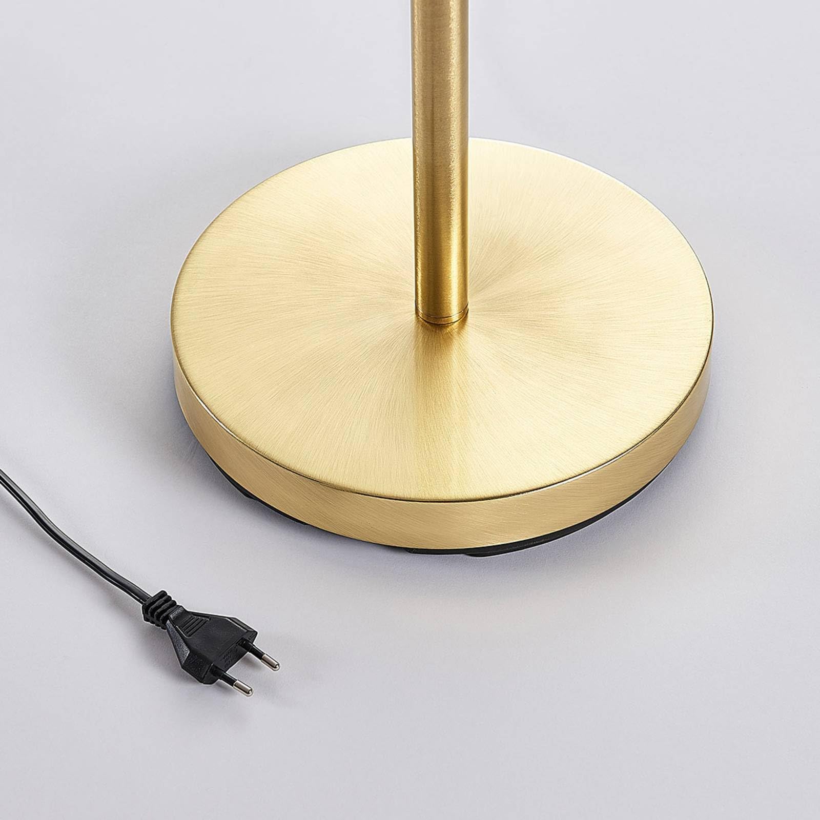 Lindby Stehlampe, Deckenfluter verstellbarer Lesearm Standleuchte 1x E27 max. 15W und E14 8W ohne Leuchtmittel Standlampe Wohnzimmerlampe