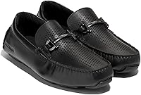Cole Haan Men's Grand Laser Bit Loafer Shoes - Breathable Laser Perforated Leather, EVA Comfort Footbed