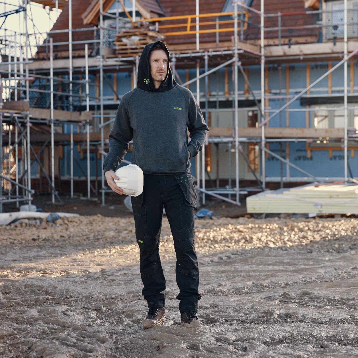 APACHE Calgary-Pantalón Elástico Ajustado utilidades de Trabajo para Hombre