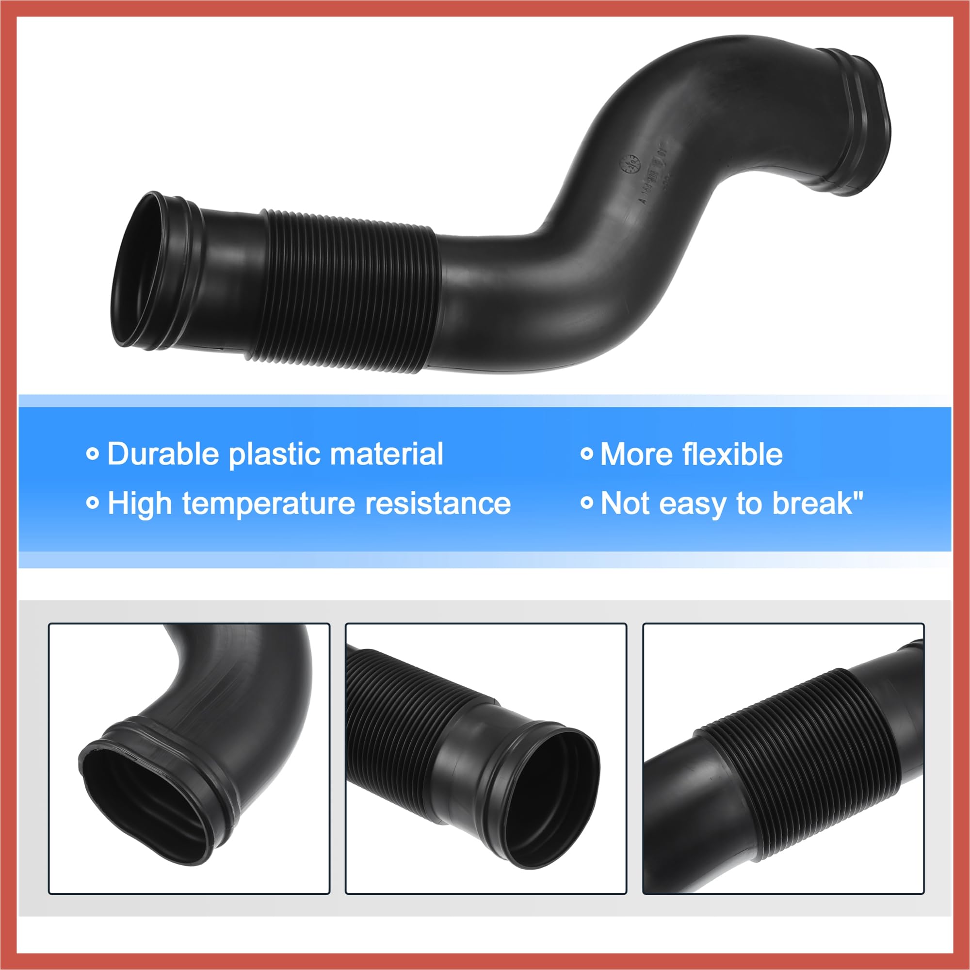 Mercedes-Benz GL450 GL550 ML350 Air Intake Hose Pair - Replacement For A1645051461 / A1645051361