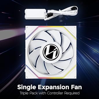 Lian Li UNI FAN TL-LCD Wireless Reverse 120 White (1pc)