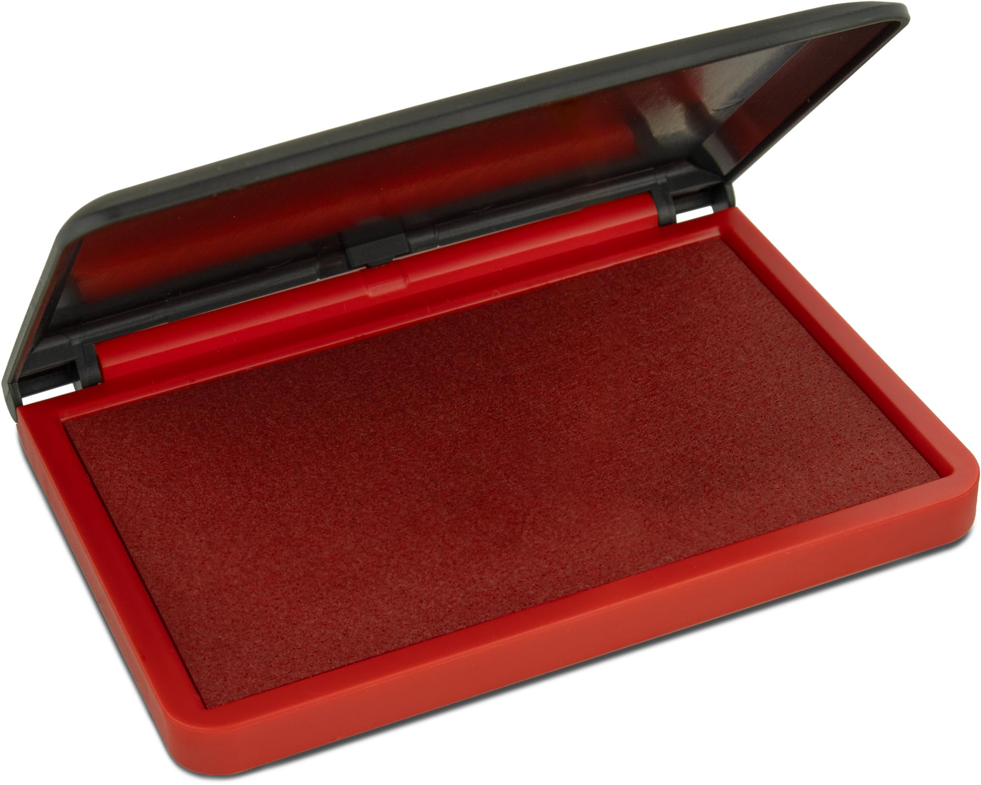 Large Red Stamp Pad - 2-3/4" by 4-1/4" - Premium Quality Felt Pad