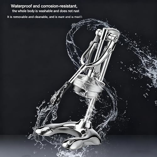 Miniatura 6 de Exprimidor manual de hierro fundido, exprimidor manual de acero inoxidable eficaz, exprimidor de frutas, máquina de prensa manual resistente para