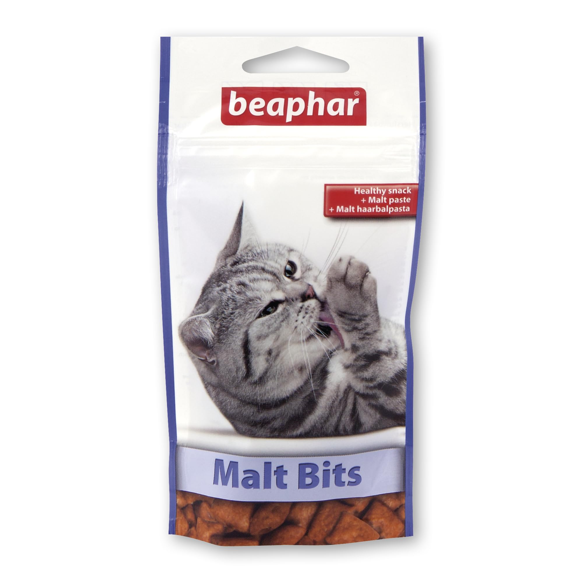 Beaphar Hairball Malt Bits for Cats 75 treats