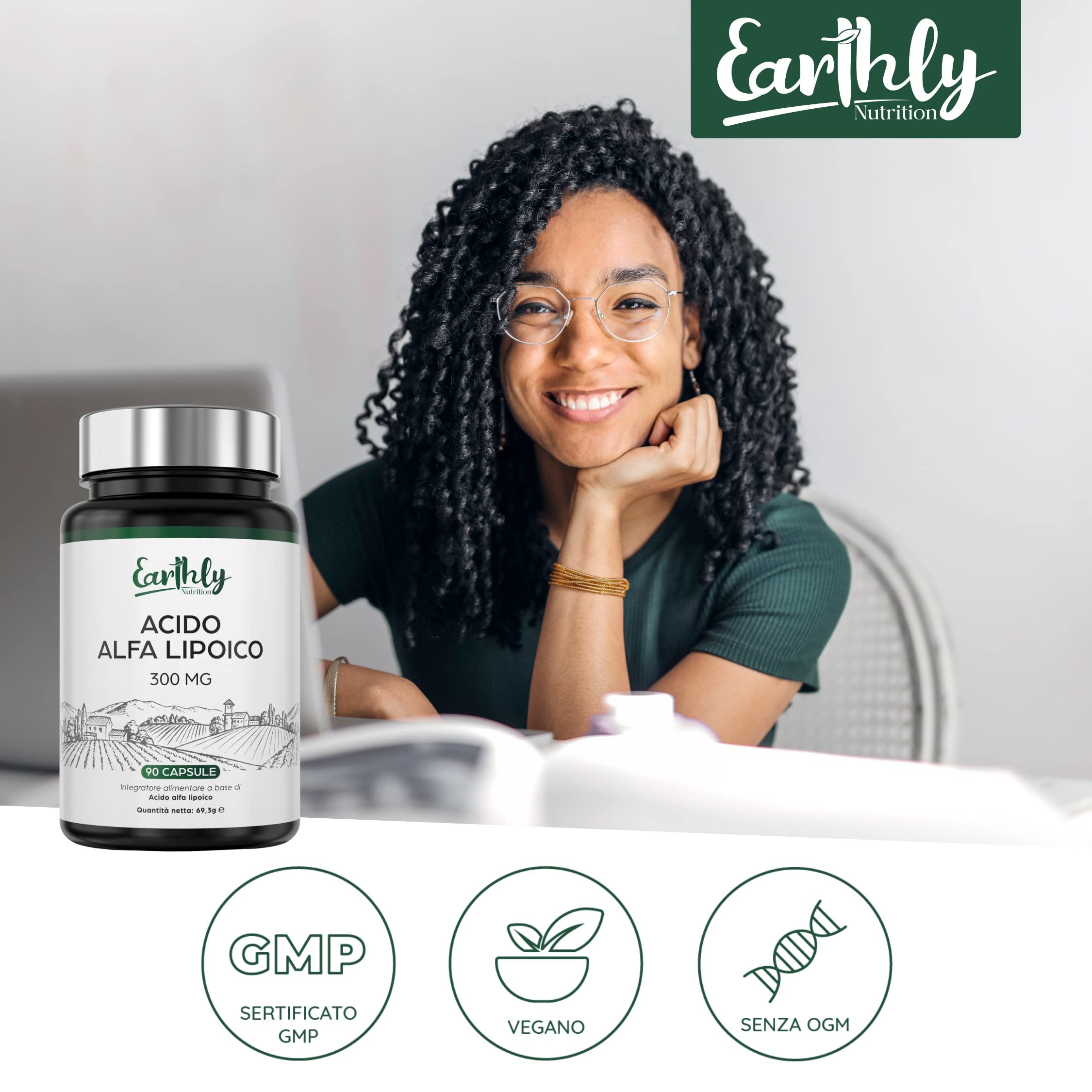 Acido alfa lipoico ALA 90 capsule vegane extra forti