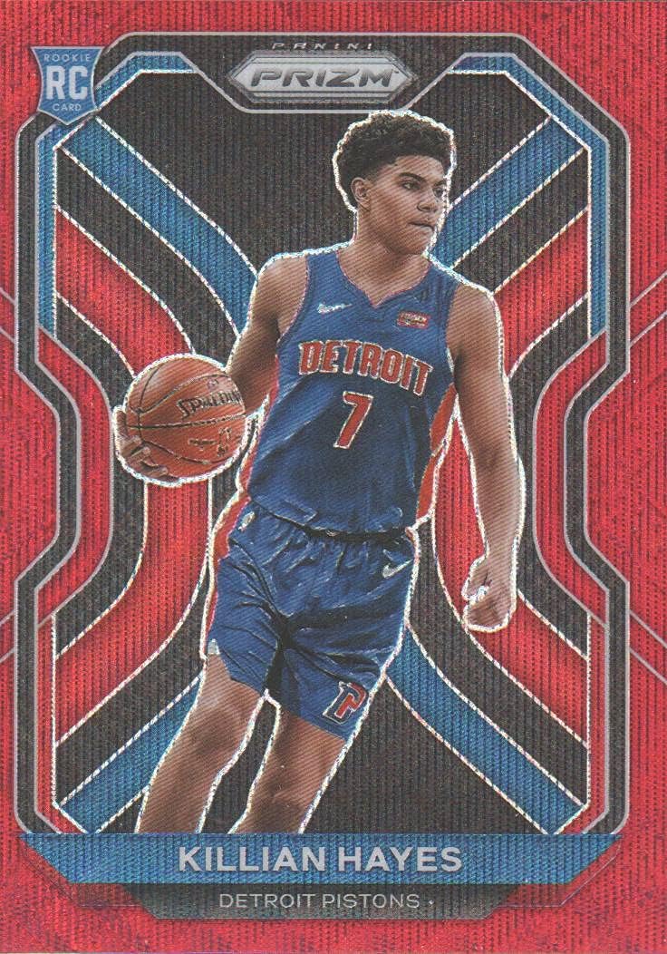 2020-21 Panini Prizm Basketball Prizms Ruby Wave #270 Killian Hayes