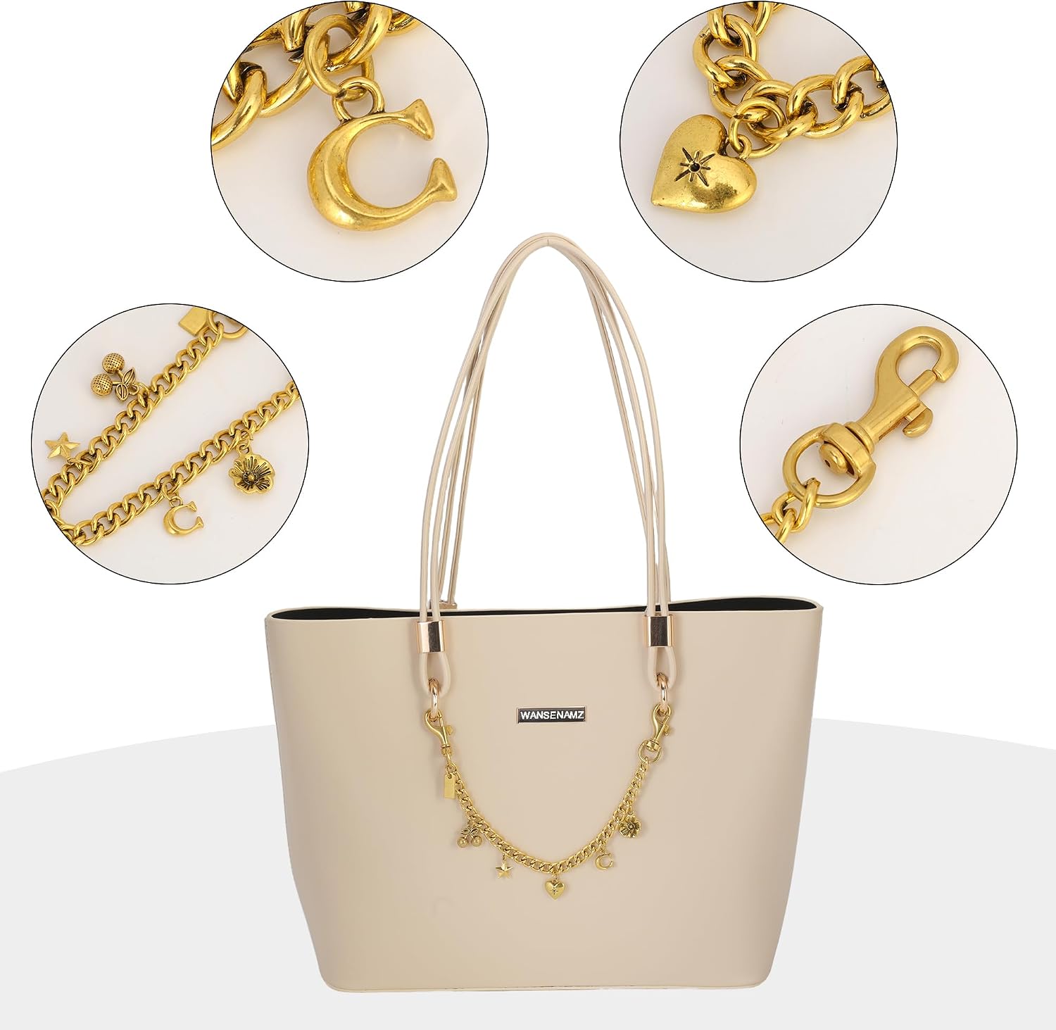 Bag Charm for Handbags,Purse Extender Chain Cute Wallet Chain Purse Accessories for Women