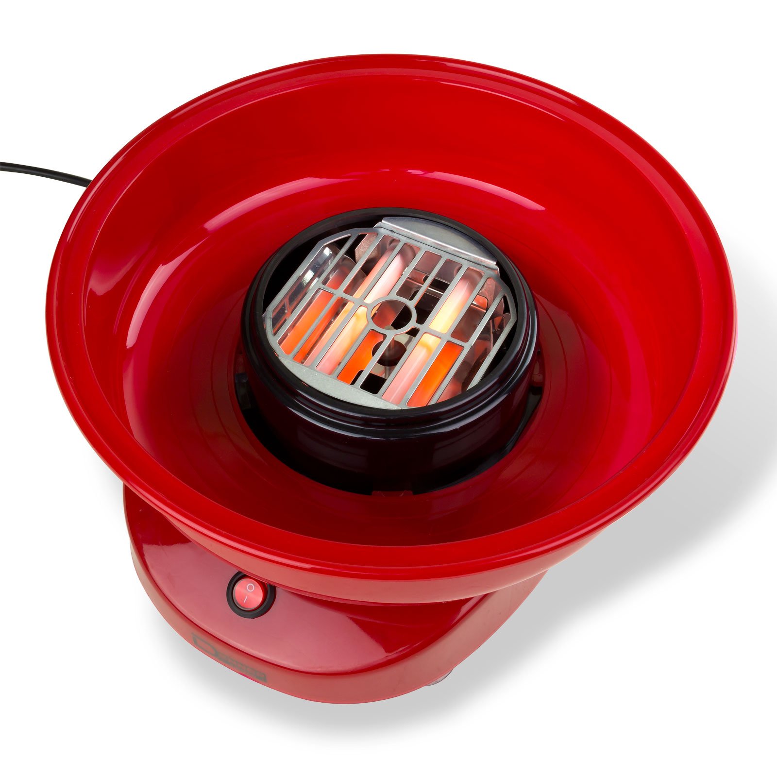 Zuckerwatte Maschine Maker Zuckerwattegerät Zuckerwatteautomat 31 cm 500 W Watt rot