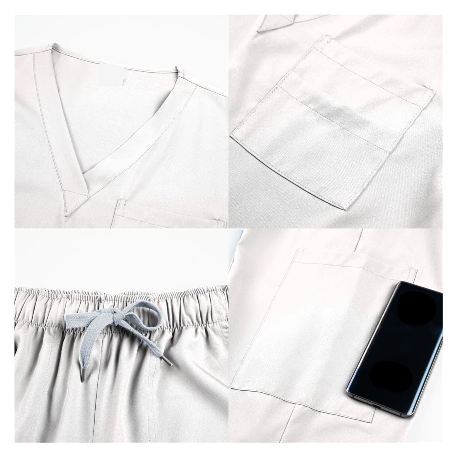 Divisa Da Infermiera Uniforme da infermiera Donna Felpa da medico ospedaliero Pantaloni da allattamento Uniformi da officina unisex Abiti da lavoro di bellezza Per Cosmetologia E Assistenza Sanitaria(