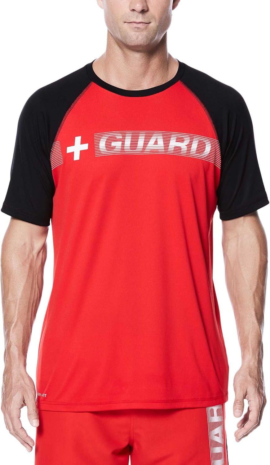 Nike Guard Performance Short Sleeve Hydroguard Male University Red Medium
