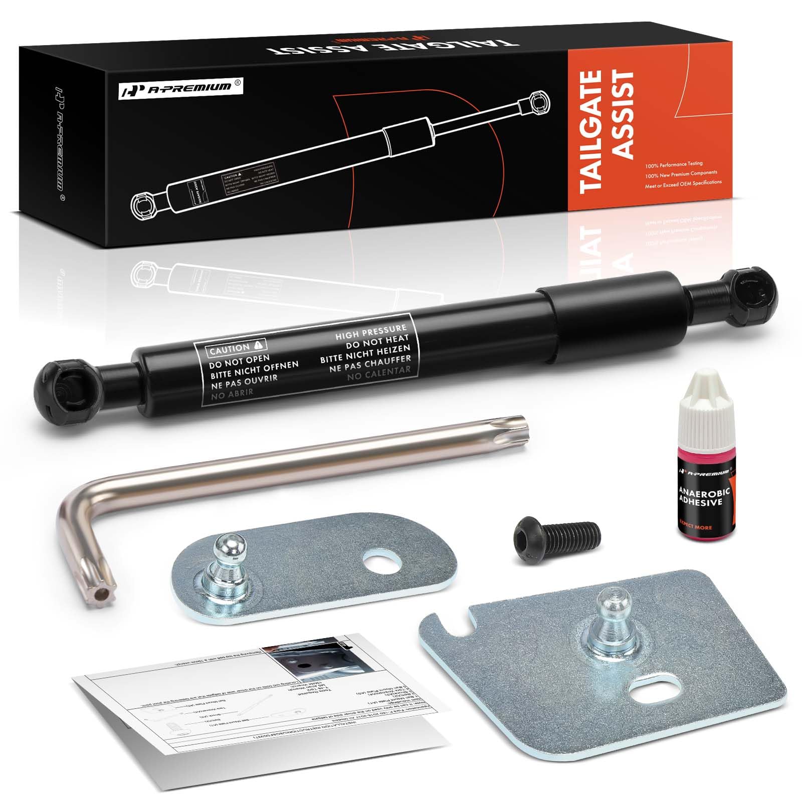 Photo 1 of A-Premium Tailgate Assist Lift Supports Shock Struts Compatible with Ford F-150 2015 2016 2017 2018 2019 2020 2021 2022 2023 Truck Lift Assist Tailgate Accessories, Crew/Extended/Standard Cab Pickup