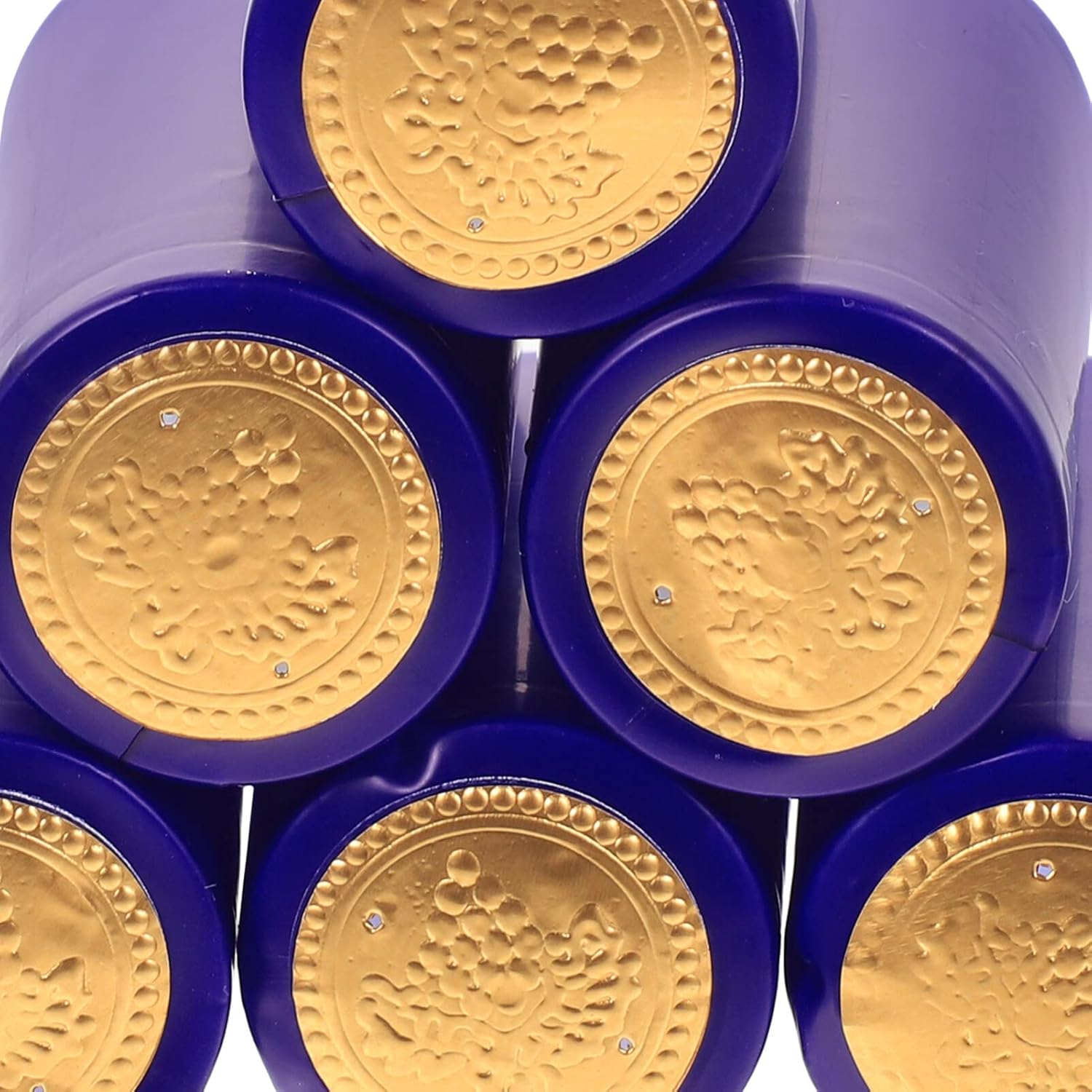 PVC Wine Bottle Caps 200pcs Blue Heat Shrink Sealing Capsules