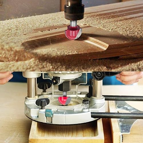 Miniatura 6 de Juego de brocas para enrutador de 14 pulgadas, 10 unidades, 14 pulgadas, 516 pulgadas, 38 pulgadas, 12 pulgadas, 58 pulgadas, 34 pulgadas, 78