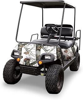 Mossy Oak Graphics (10060-WR) Winter 4' x 10' Roll Golf Cart Camouflage Kit