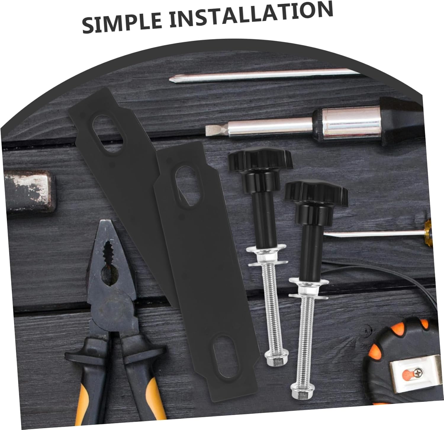 Zerodeko Overlanding Gear Kit Roof Rack Clamps Brackets Off-Road Recovery Kit Sturdy Aluminum Alloy Mount Pins for Traction Board Spare Tire