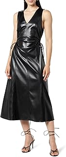 Women's Sabi Vegan Leather Cutout Midi Dress - Buy now