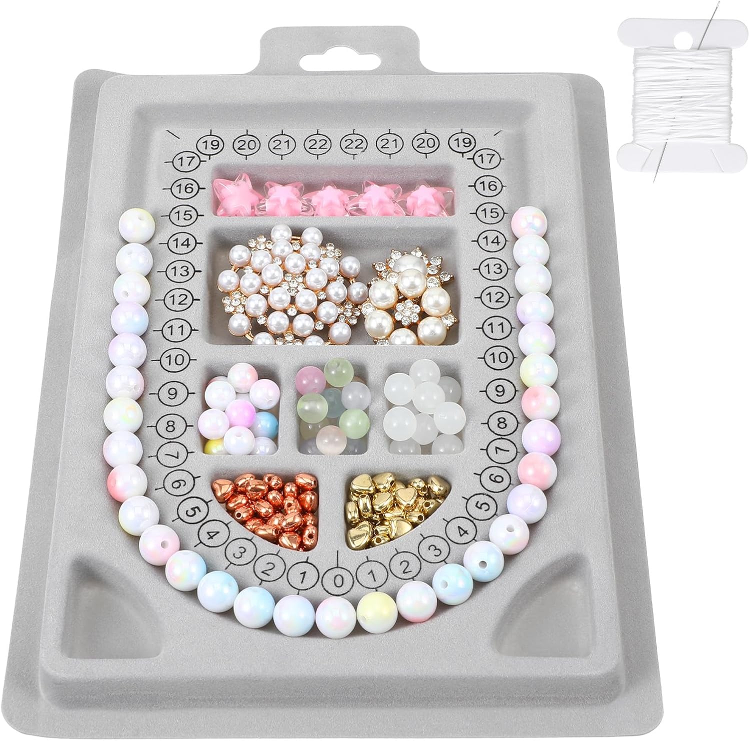 9X6 Inch Bead Plate, Bracelet Bead Boards for Jewelry Making