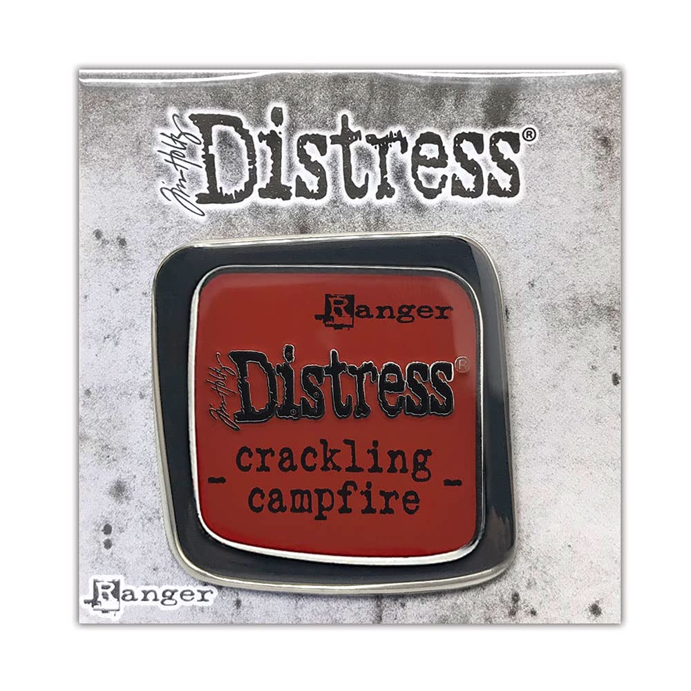 Tim Holtz - Ranger Tim Holtz-Distress Carded-Crackling Campfire, 1 pin