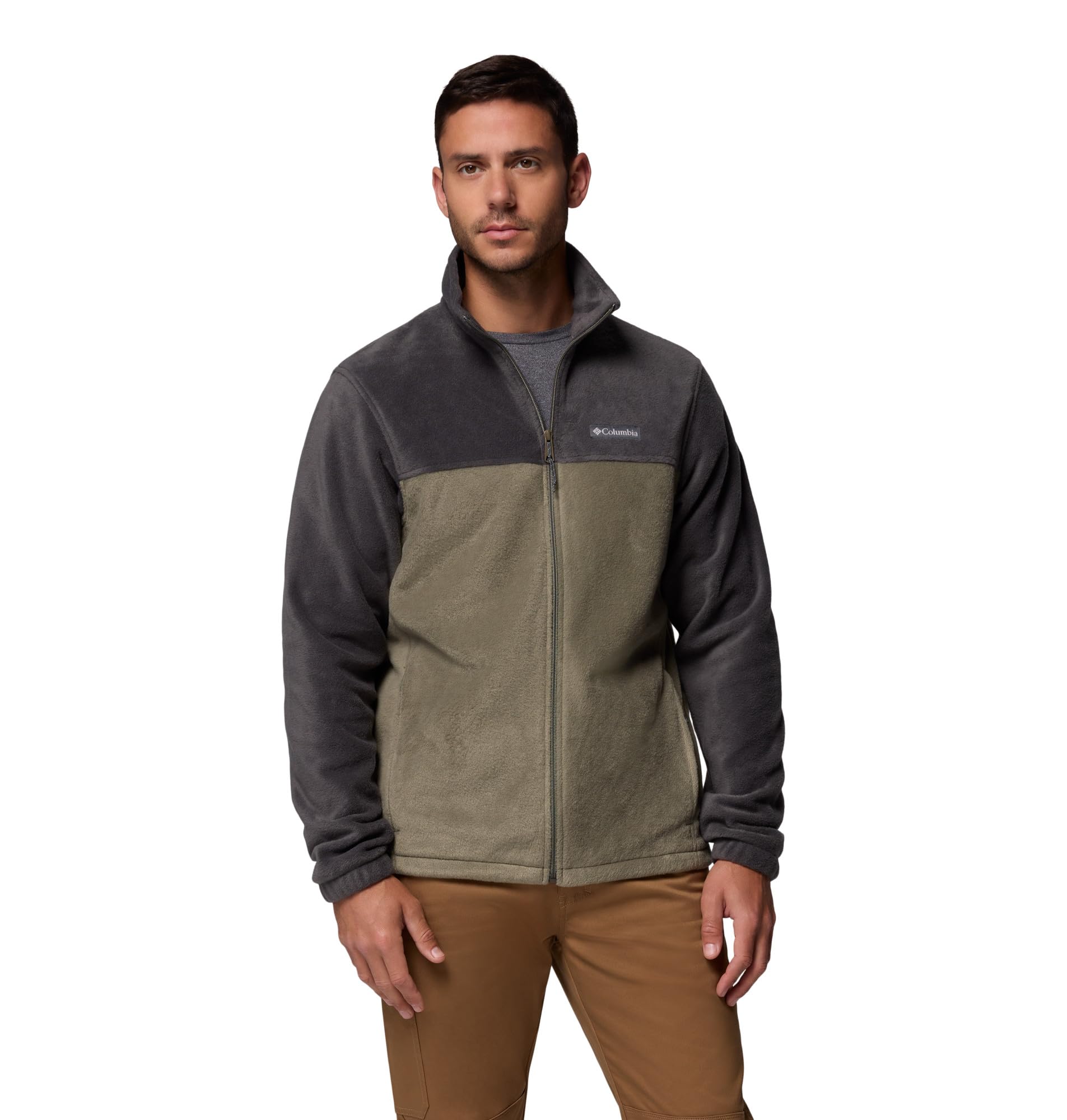 Columbia Steens Mountain Full Zip 2.0 męska kurtka polarowa na zamek błyskawiczny UK XL, Rekin/kamień zielony, 6X