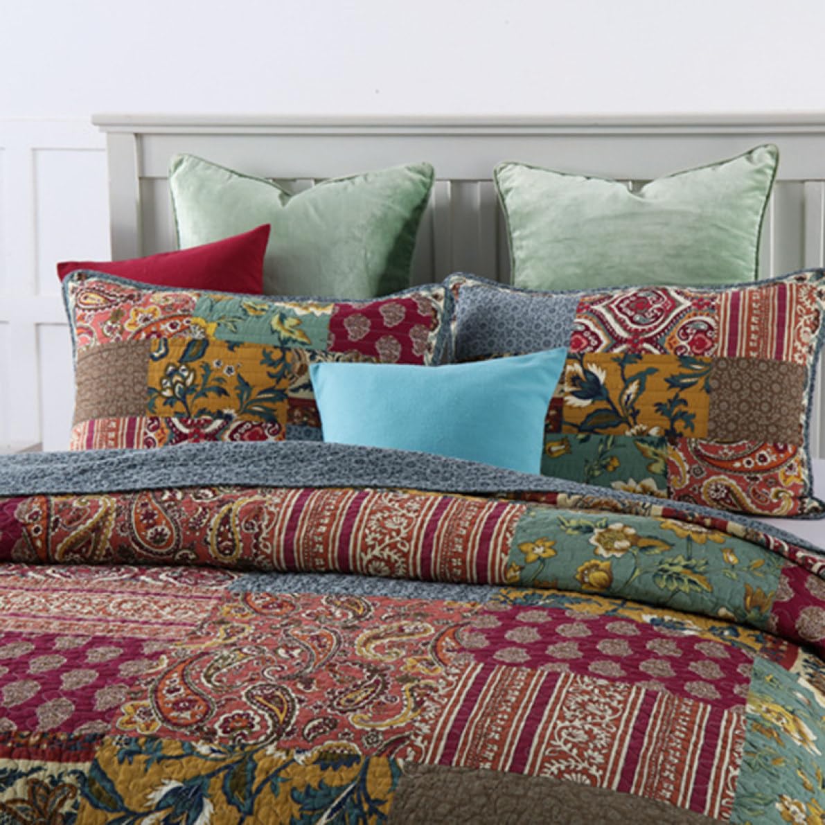 Amazon｜[ZS2L7] ベッドスプレッド マルチカバー キルトケット 寝具