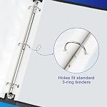 Aegero 65 Pack Clear Sheet Protectors, 8.5 x 11 inch Page Protectors for 3 Ring Binder,Top Loading Paper Protector for Documents and Photos,Letter Size