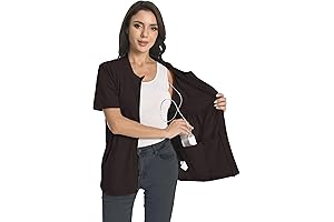 Post-Mastectomy Comfort: Full-Zip Shirts with Built-in Drain Pockets