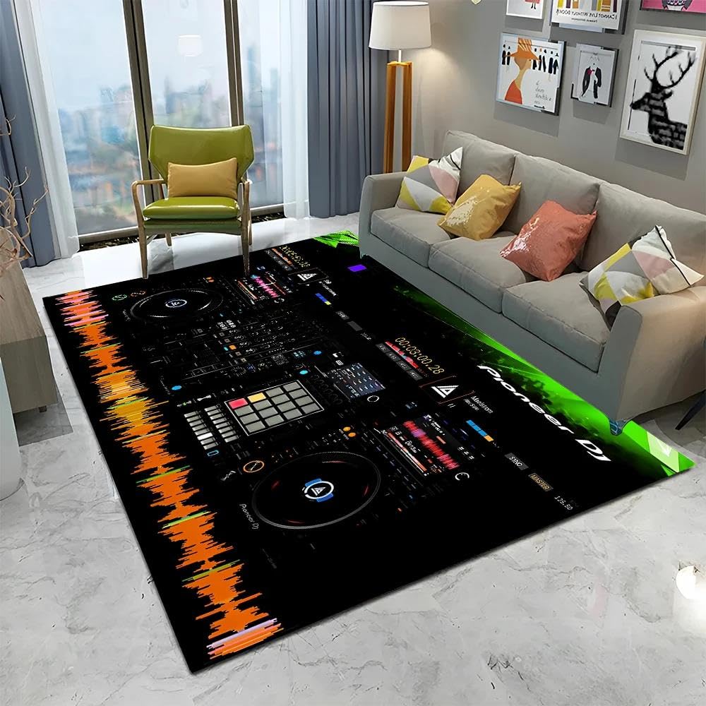 DJ-Musik-Keyboard-Teppich, Küche, Badezimmer, rutschfeste Matte, Balkon, Kinderzimmer, Wohnzimmer, dekorative Bodenmatte