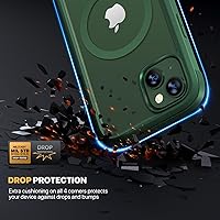 Vista 700 de Diaclara - Funda diseñada para iPhone 15 Plus de 6.7 pulgadas, transparente, cuerpo completo, con protector de pantalla, resistente de protección