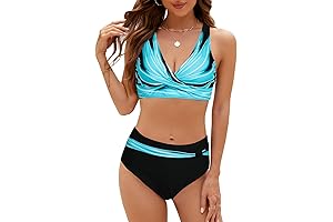 SEAFORM Two-Piece Wrap-Front Bikini