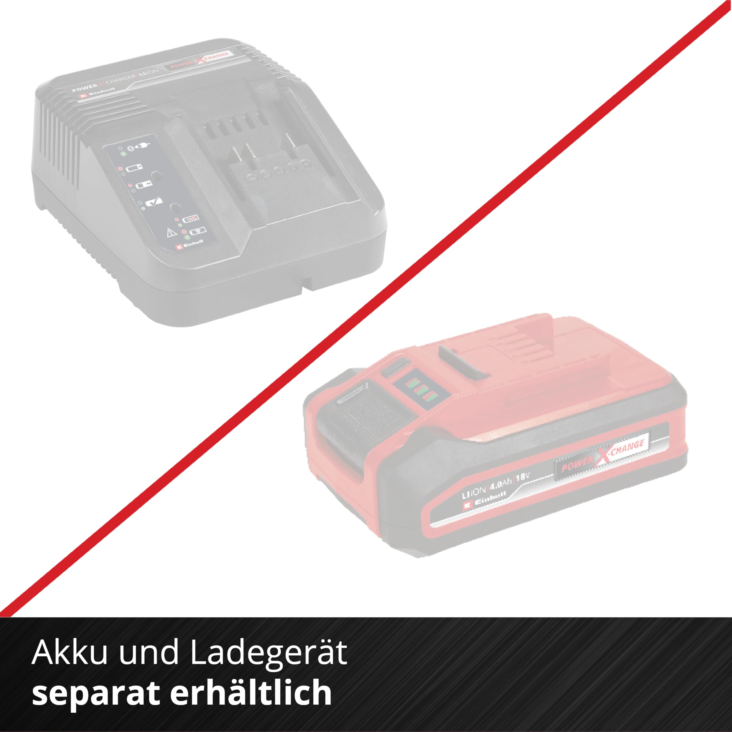 Einhell Akku-Schlauchtrommel GE-HR 18/30-1 Li-Solo Power X-Change (18 V, automatische Schlauchaufwicklung, bis zu 180° schwenkbar, Wandhalterung, 30 m Gartenschlauch & -spritze, ohne Akku)
