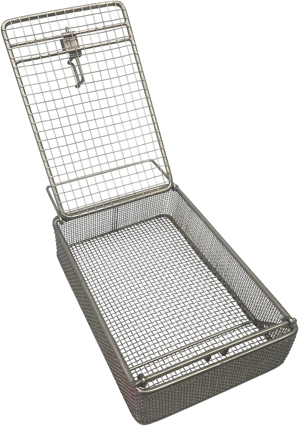 Quality Industries Premium Stainless Steel Parts Washing Basket for Efficient Cleaning of Small Parts, Durable and Dishwasher Basket Design for Organized Cleaning (2.17"D x 5.91"W x 8.82"H)