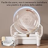 Thereye Litiere Chat autonettoyante avec Application et capteur de sécurité, Ouverture silencieuse, élimination des odeurs, pour Chats de 1,5 à 12,5 kg, Triple Protection Anti-pinceme - 6