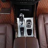 Vista 3 de YIWANG ABS cromo consola central cambio cambio panel cubierta decorativa para BMW X5 X6 E70 E71 2010 2011 2012 2013 mano izquierda coche accesorios
