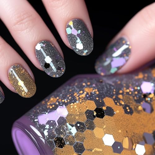 Miniatura 5 de LightStone - Brillantina gruesa holográfica de 2.82 onzas, 4 tamaños de purpurina brillante, purpurina a granel para manualidades, resina, pintura,