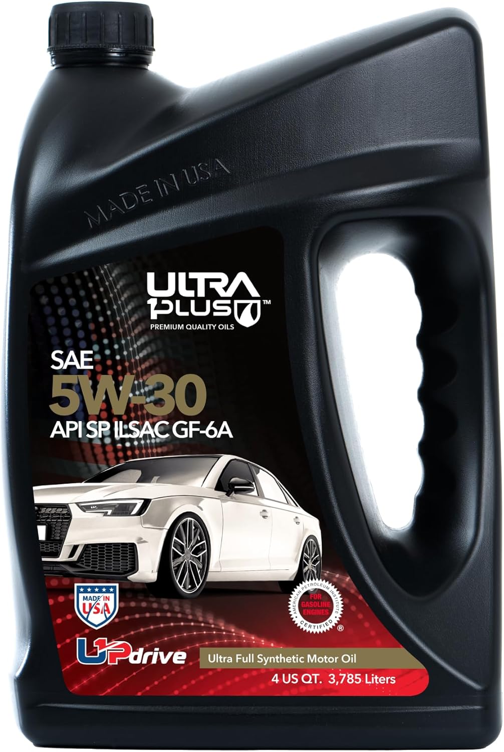 ULTRA 1PLUS SAE 5W-30 Full Synthetic Motor Oil API SP ILSAC GF-6A - 5W30 motor oil, 1 Gallon