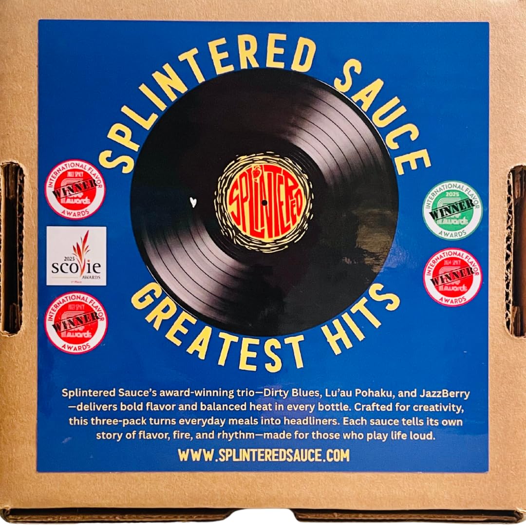 Splintered Sauce's Greatest Hits | Three-Pack of Award-Winning Hot Sauces |