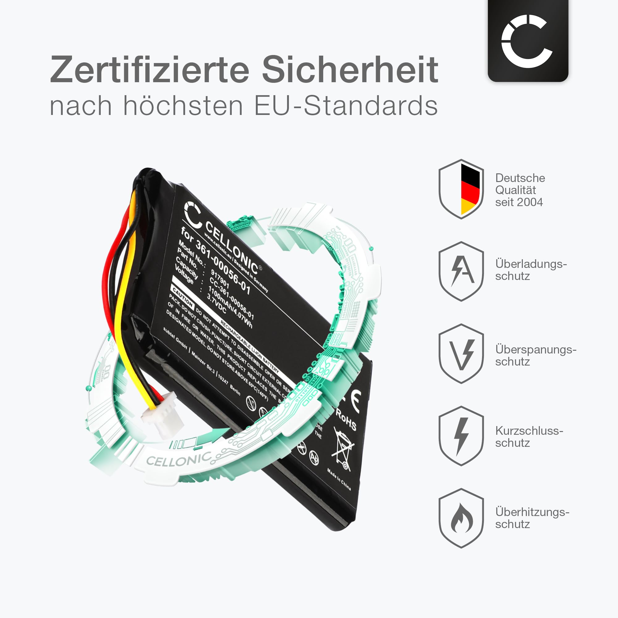Batterie LI-ION 1000mAh Pour GARMIN Nüvi Nuvi Remplace 361-00035-00