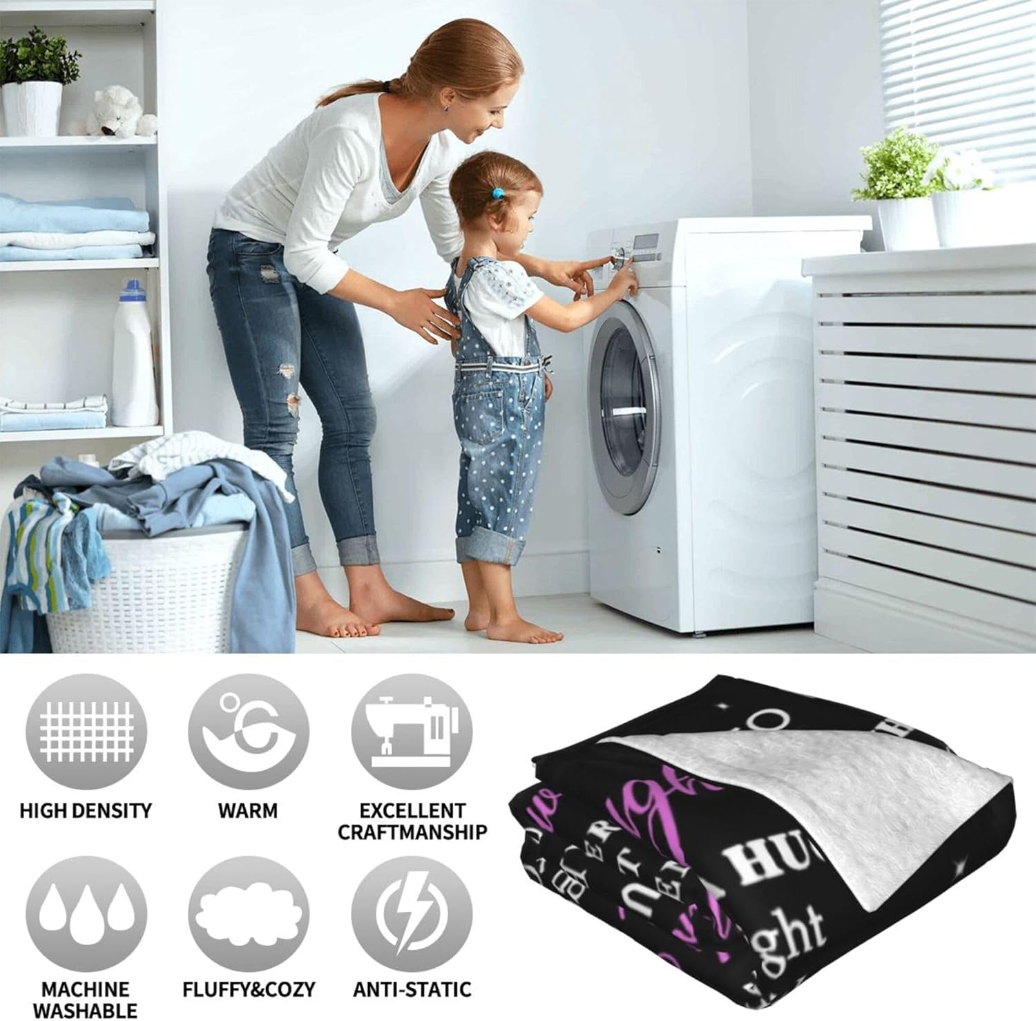 Daughter Blanket from Mom and Dad - to My Daughter Gifts from Mom Dad, Daughters Birthday Gifts, Gift for Daughters Birthday, Graduation, Christmas, Soft Lightweight Flannel Throw Blanket, 60"x50" - Image 7