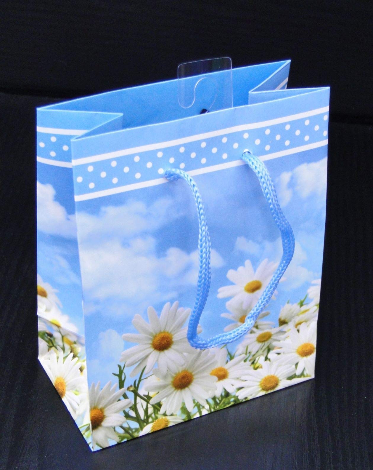 Bagland Sacchetti Regalo Per Bambini - Confezione Da 4 In 4 Motivi Floreali - Flowers-33, Grande 26x32x12 Cm