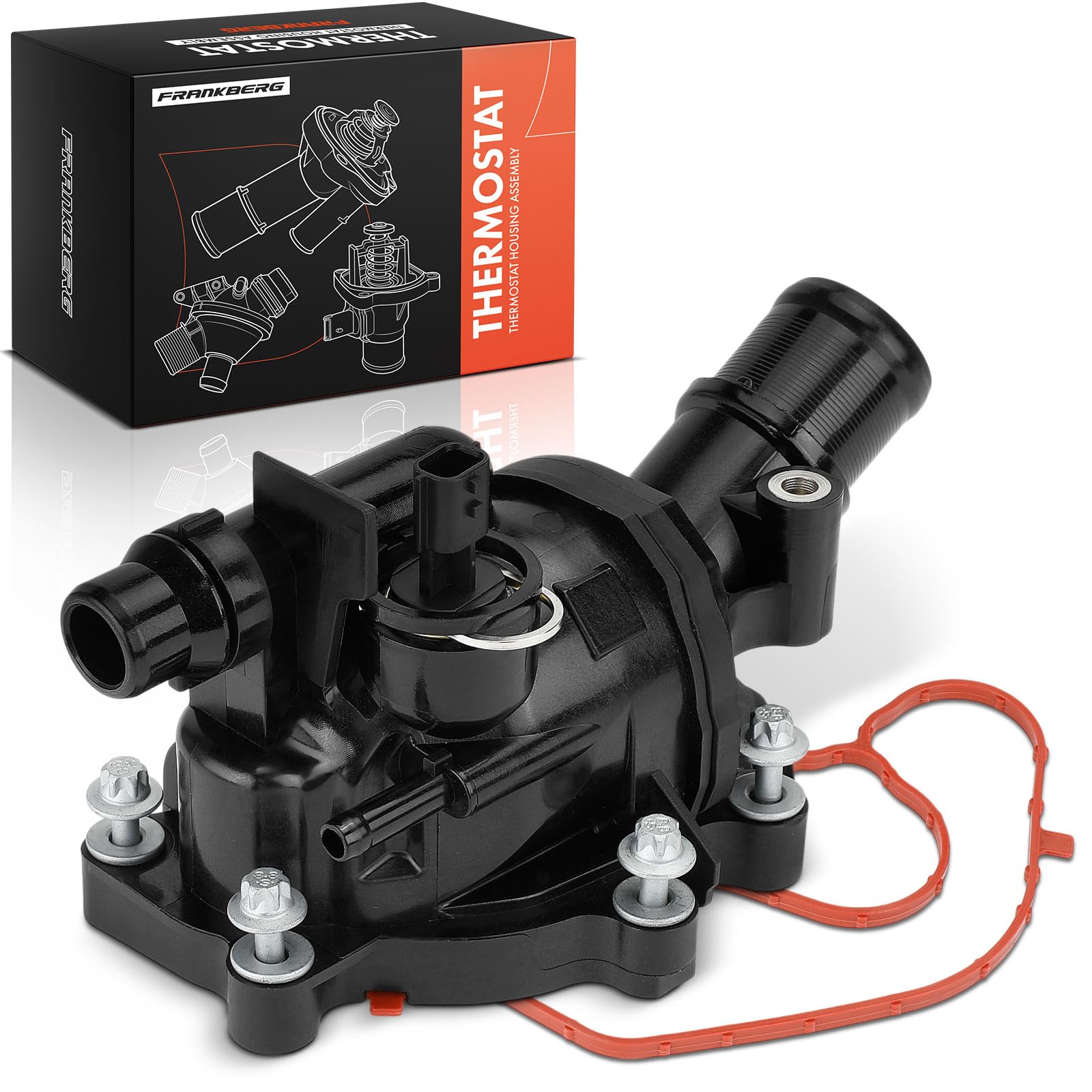 Frankberg Refrigerante del Termostato 2-Poli Compatibile con Classe A W177 B-Class W247 CLA C118 CLA Shooting Brake X118 GLA H247 GLB X247 Replace# 2822030175
