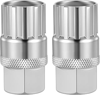 2Pcs Freewheel Removal Tool, Free Wheel Removing Tool for Bicycle Repair, 12 Spline Freewheel Removal Compatible with Shimano/Sunrace/SRAM/DNP, Lockring Tool for Home & Professional Use