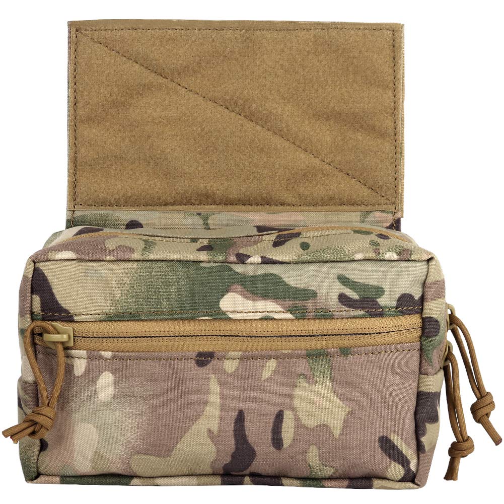 Tactical Drop Pouch with Hook and Loop Multicamo Tool Pouch for Airsoft CP