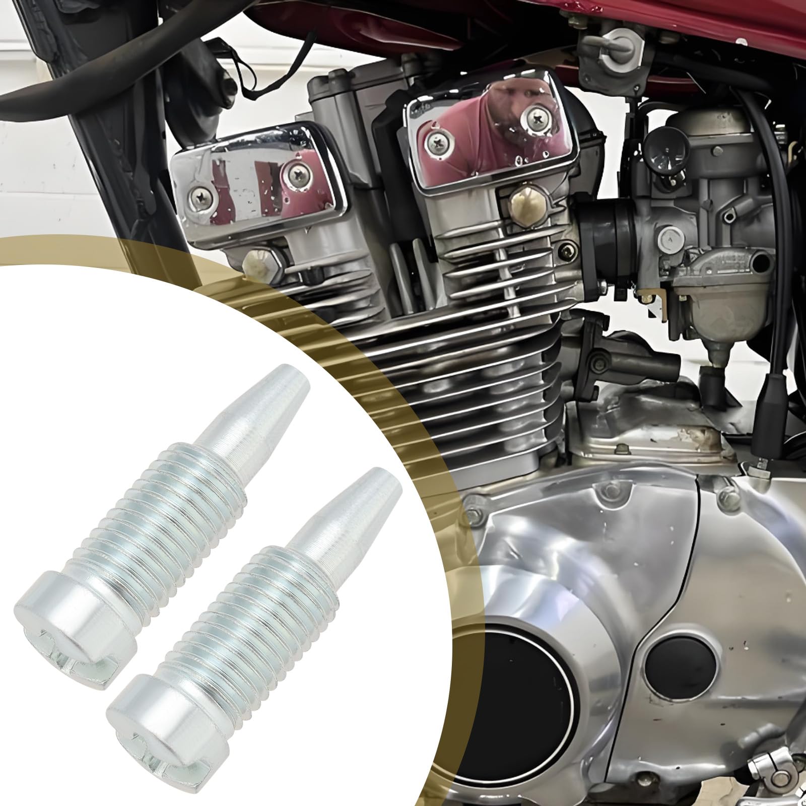 LETAOSK Vergaser-Vakuummembran 2 Stück – Kompatibel Mit Suzuki GS500, GSF1200, Schwarz, Gummi